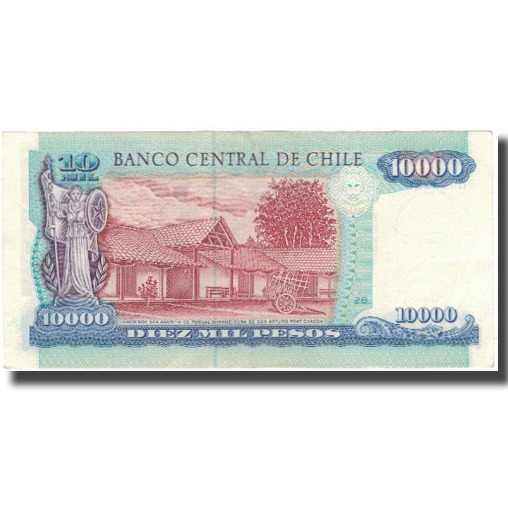 Billete, 10,000 Pesos, 1975-1989, Chile, KM:157c, SC