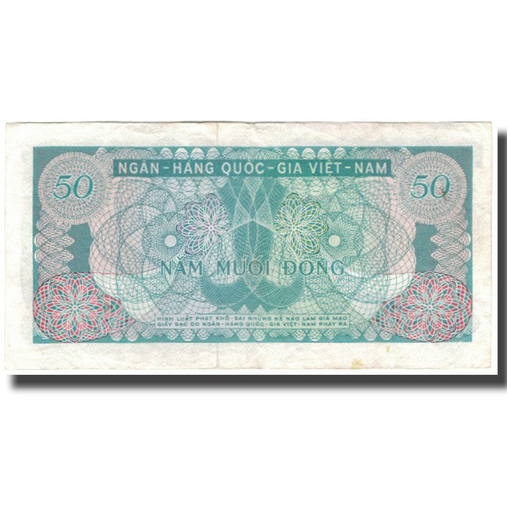 Banknote, South Viet Nam, 50 D<ox>ng, KM:30a, VF(30-35)