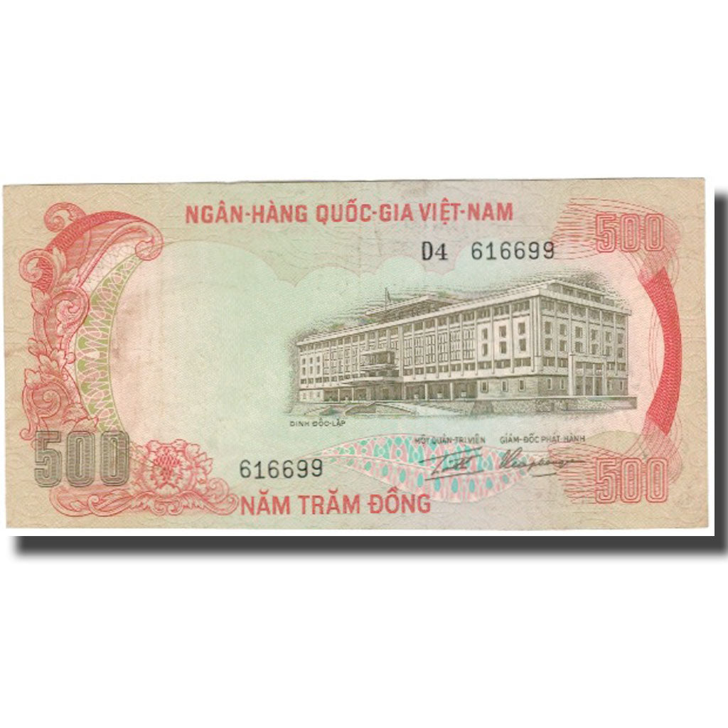 Banconote, Vietnam del Sud, 500 D<ox>ng, KM:33a, BB