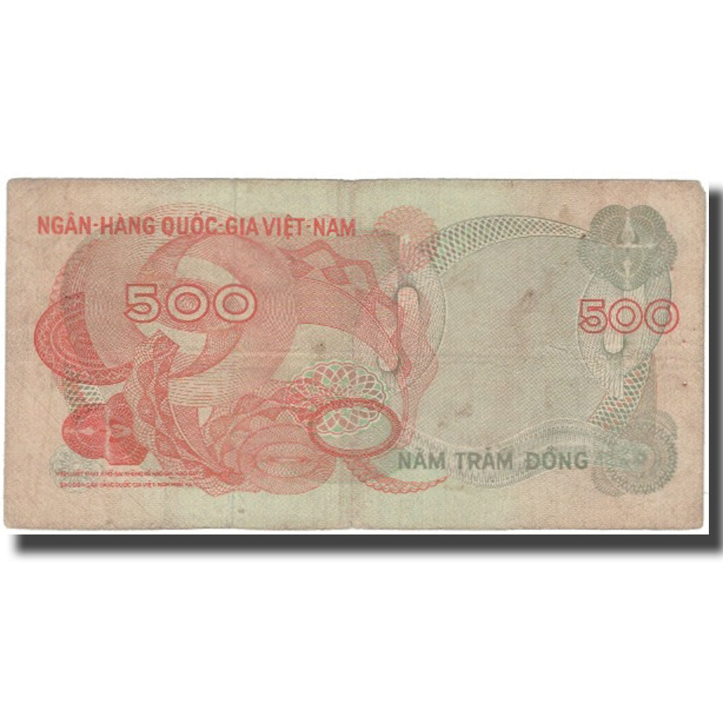 Banconote, Vietnam del Sud, 500 D<ox>ng, KM:28a, MB