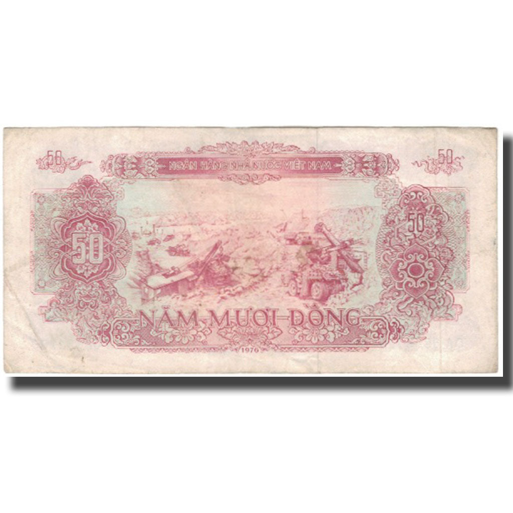 Banconote, Vietnam, 50 D<ox>ng, 1976, KM:84a, B
