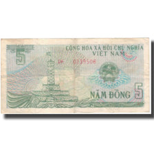 Banconote, Vietnam, 5 D<ox>ng, 1985, KM:92a, MB+