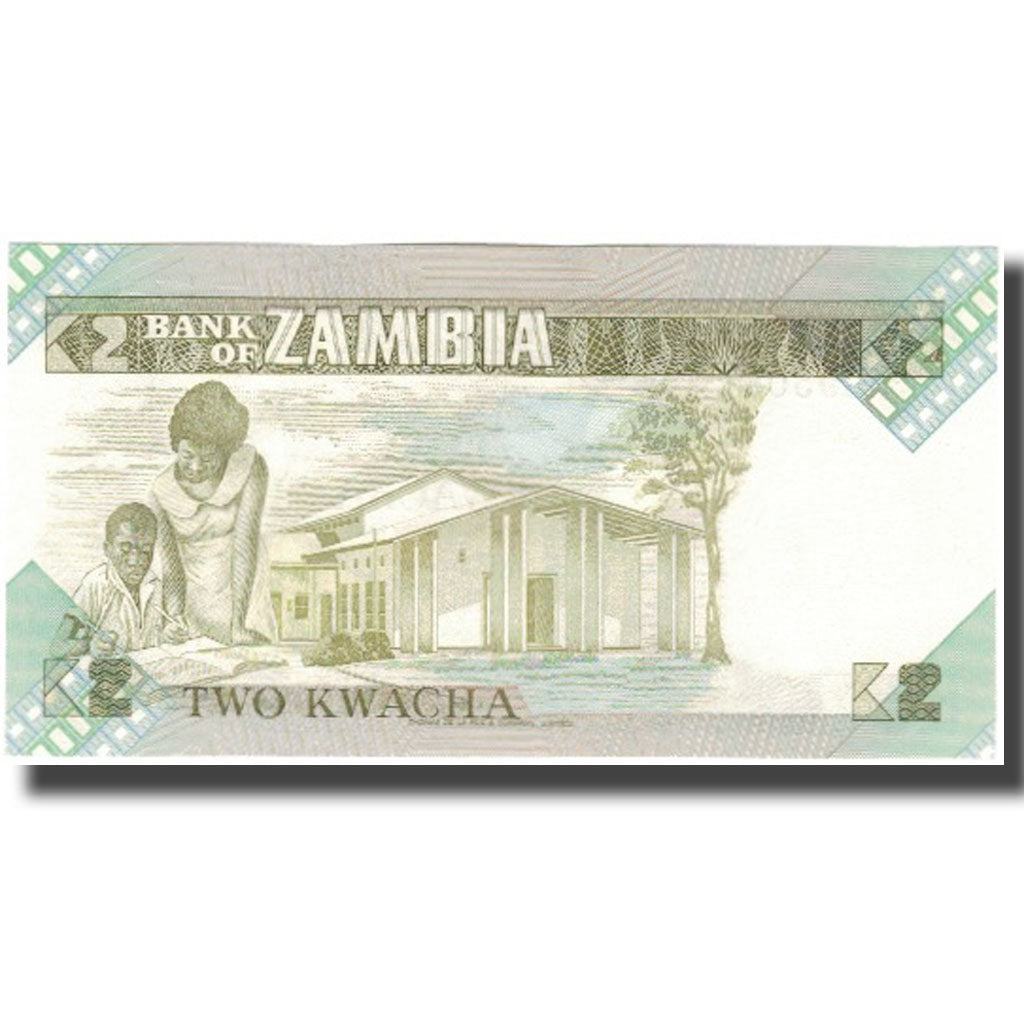Zambia, 2 Kwacha, KM:24c, UNC(65-70)