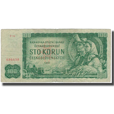 Banconote, Cecoslovacchia, 100 Korun, 1961, KM:91b, B