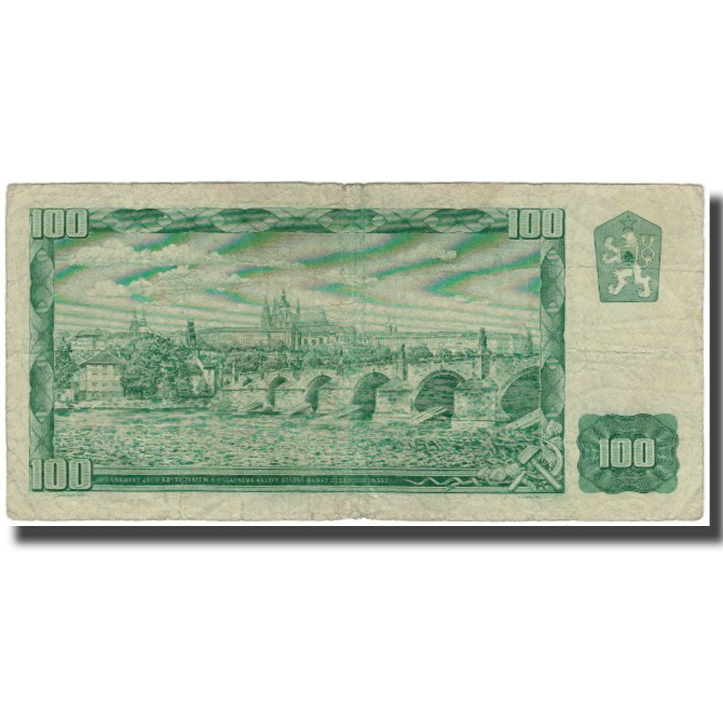 Banconote, Cecoslovacchia, 100 Korun, 1961, KM:91b, B