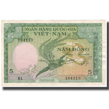Nota, Vietname do Norte, 5 D<ox>ng, KM:2a, EF(40-45)