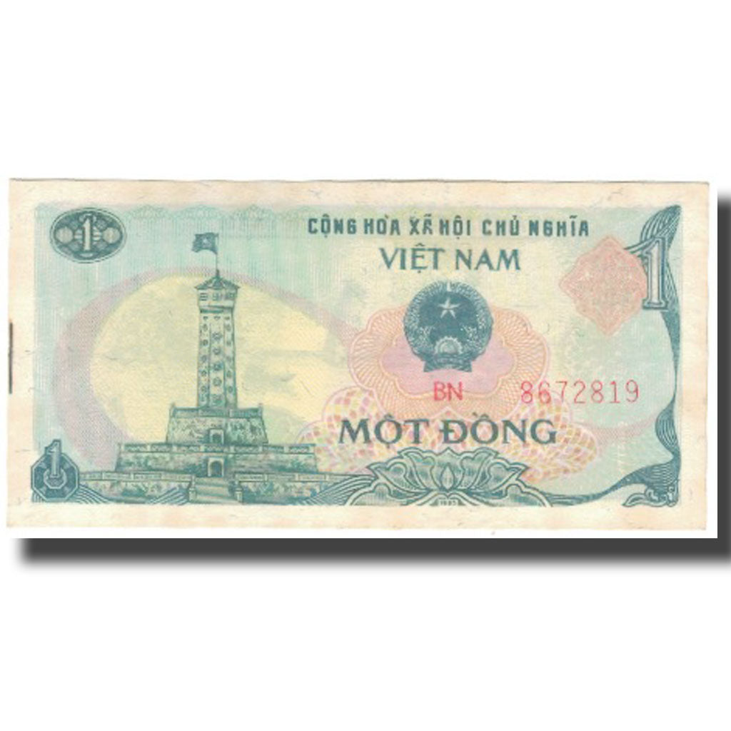 Geldschein, Vietnam, 1 D<ox>ng, 1985, KM:90a, SS