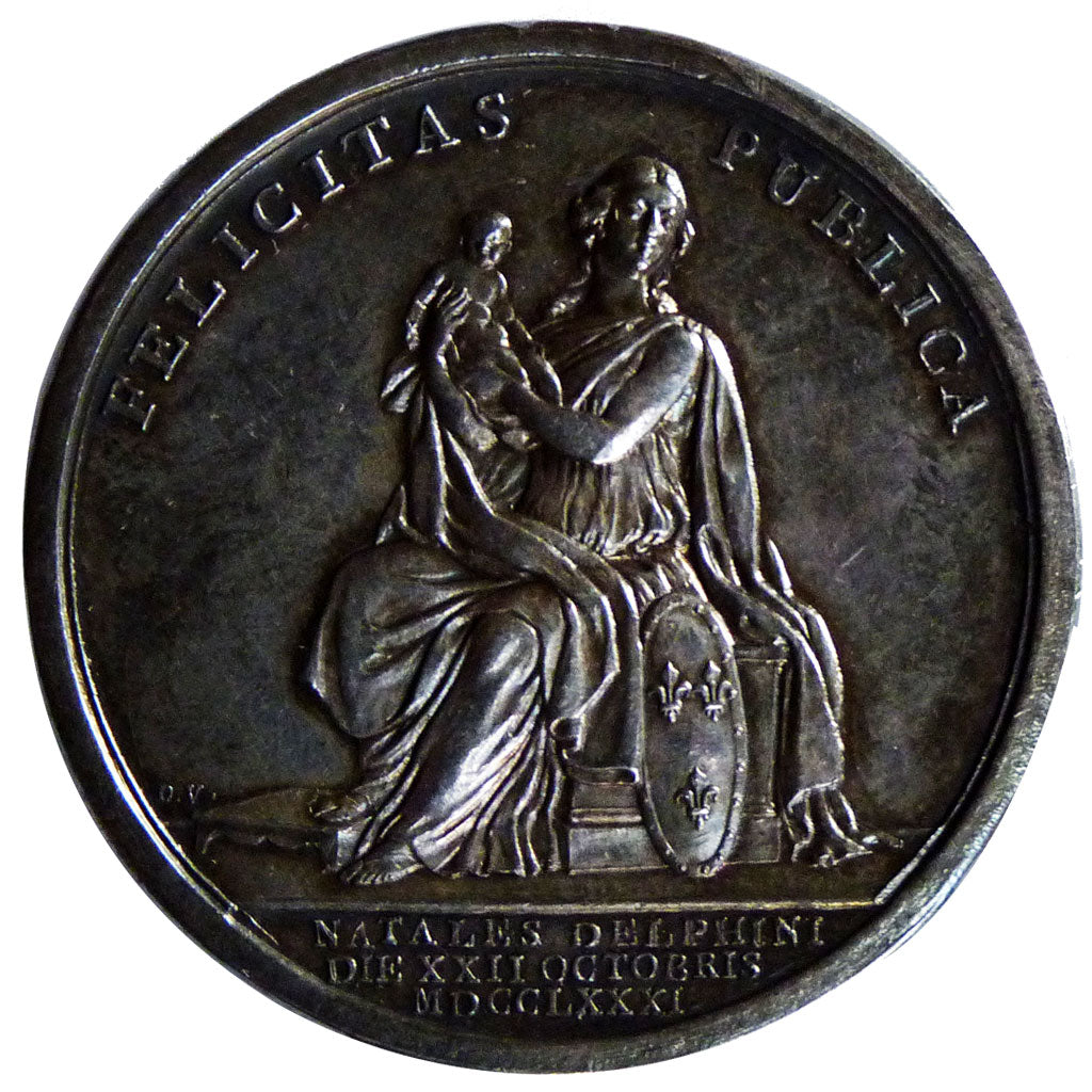 FRANCE, Politics, Society, War, Louis XVI, Medal, 1781, AU(50-53), Duvivier,...