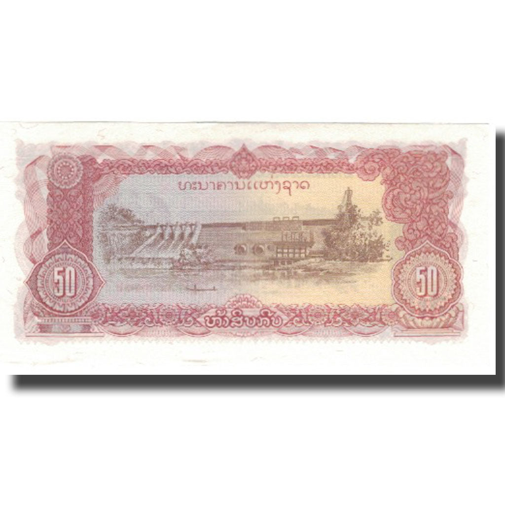 Banconote, Laos, 50 Kip, KM:29a, FDS