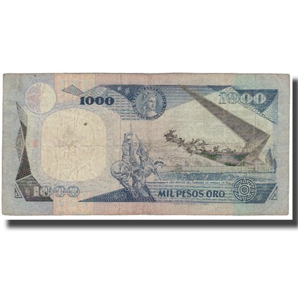Billete, 1000 Pesos Oro, 1987, Colombia, 1983-01-01, KM:424b, MC