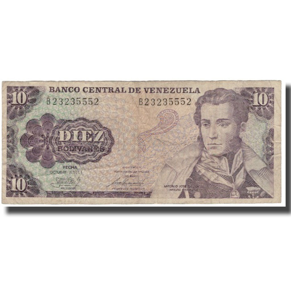 Banknote, Venezuela, 10 Bolívares, 1951, KM:60a, VF(20-25)