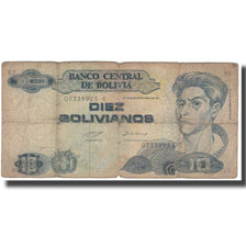 Banknote, Bolivia, 10 Bolivianos, KM:210, AG(1-3)