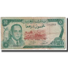 Nota, Marrocos, 50 Dirhams, KM:58a, VF(20-25)