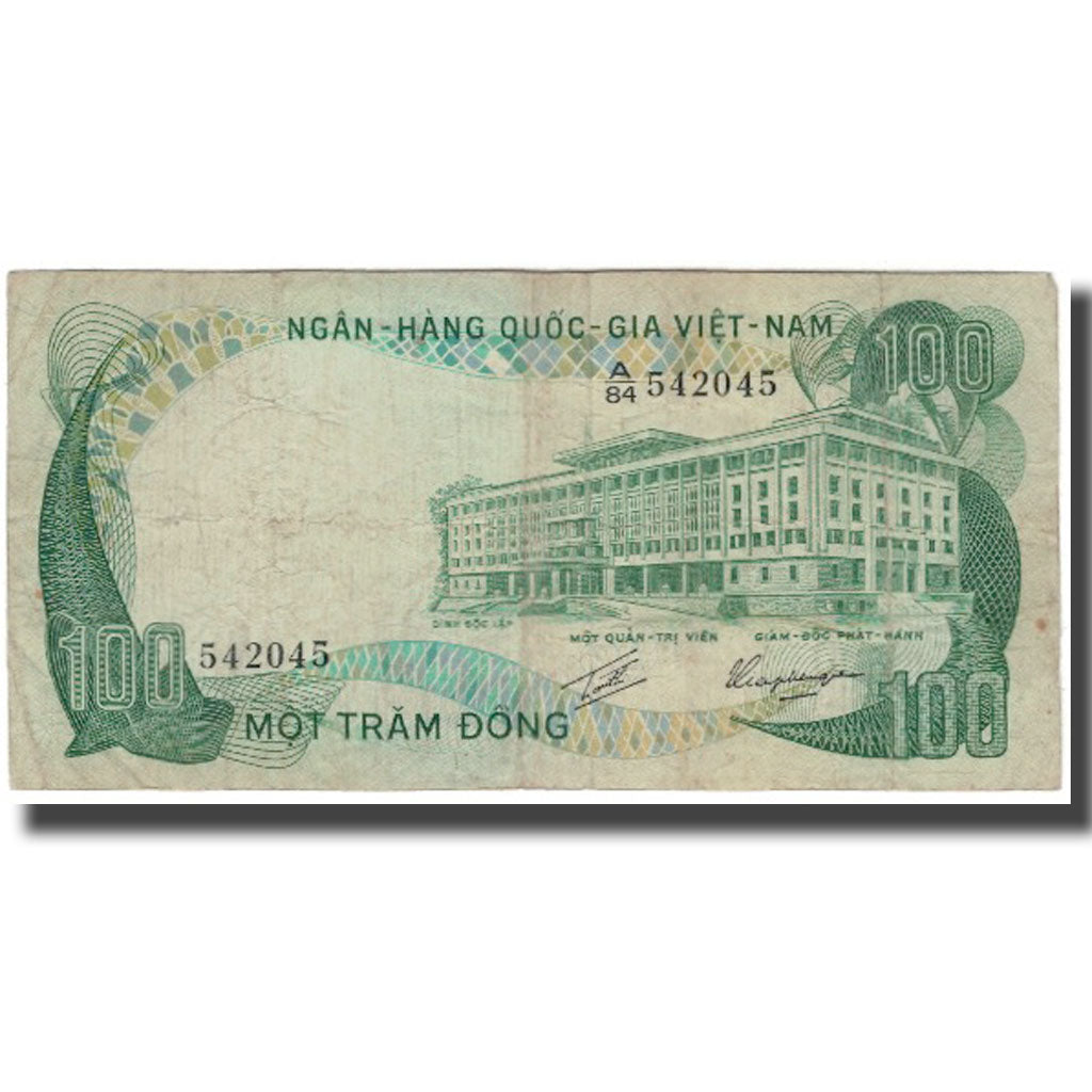 Banknote, South Viet Nam, 100 D<ox>ng, KM:31a, VF(30-35)