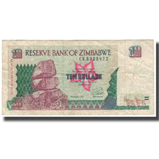 Banknot, Zimbabwe, 10 Dollars, KM:6a, VF(30-35)