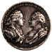 Austria, medaglia, Mariage de Leopold II et Marie Louise, 1765, BB+, Argento