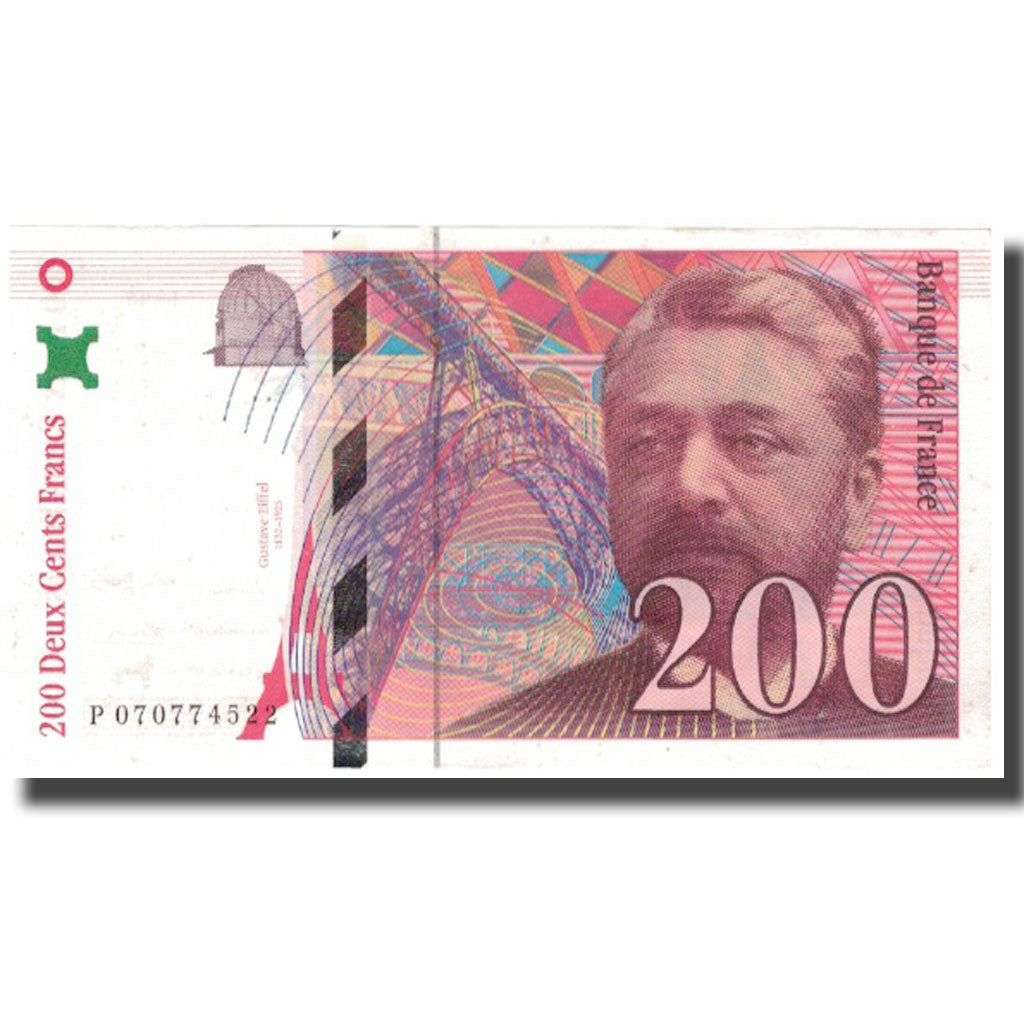 Francia, 200 Francs, Eiffel, 1997, BB+, Fayette:75.4b, KM:159b