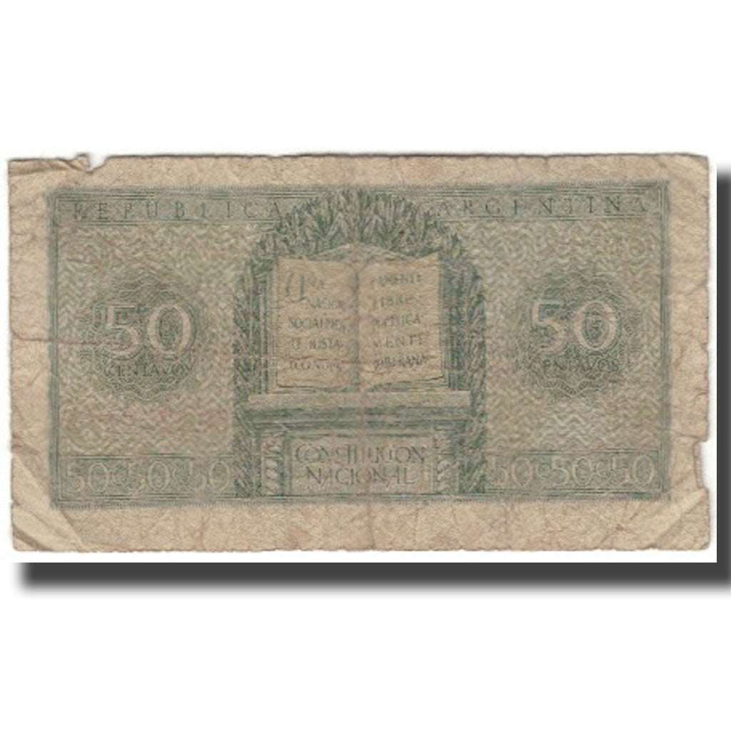 Argentina, 50 Centavos, KM:259b, D+