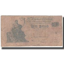 Banknot, Argentina, 1 Peso, KM:257, VG(8-10)