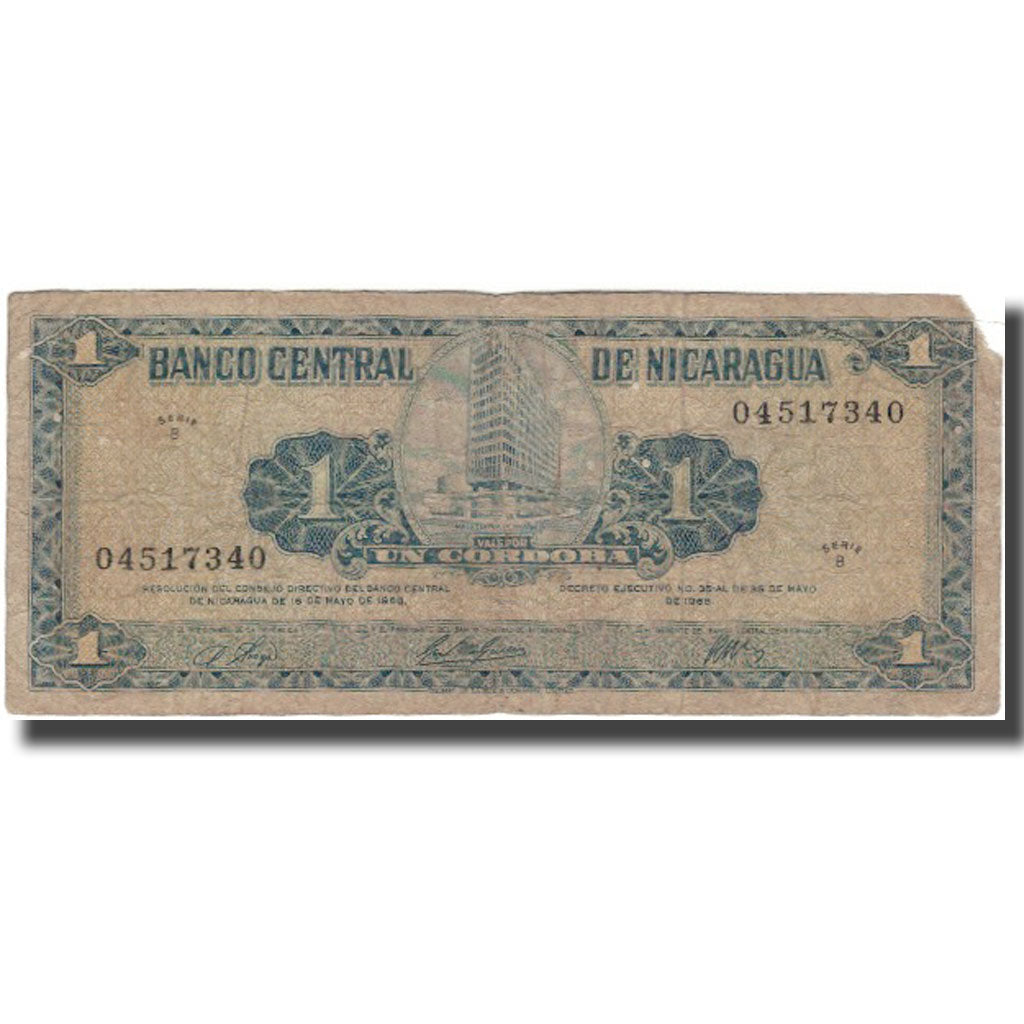 Banconote, Nicaragua, 1 Cordoba, KM:115a, B