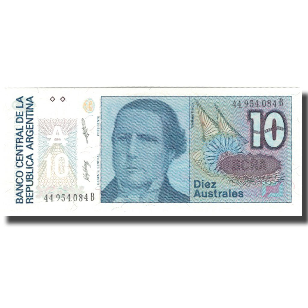 Billet, Argentine, 10 Australes, KM:325a, NEUF