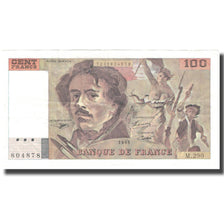 France, 100 Francs, Delacroix, 1995, UNC(63), Fayette:69ter.2c, KM:154h