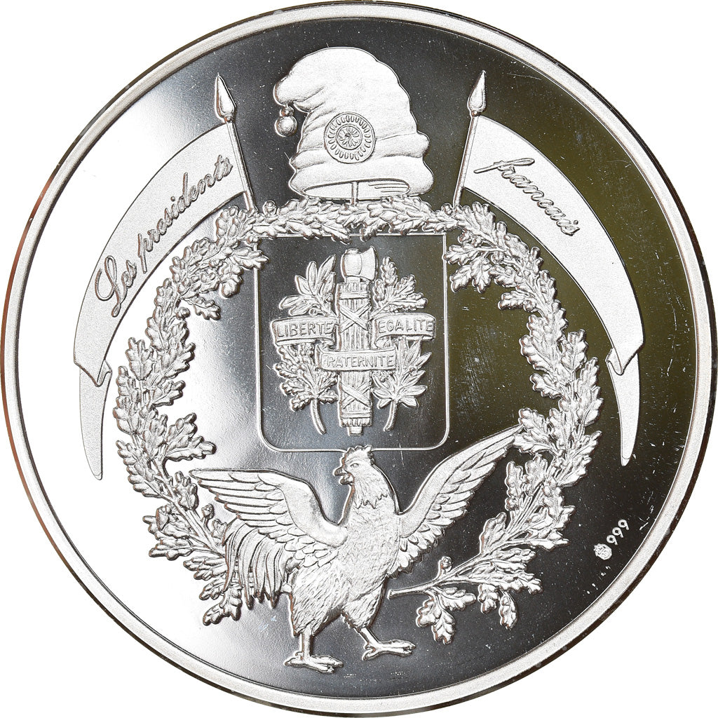 Francia, medalla, Les Présidents de la République, Charles De Gaulle