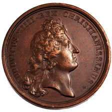 FRANCE, Politics, Society, War, Louis XIV, Medal, 1669, AU(50-53), Mauger,...