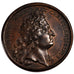 FRANCE, Politics, Society, War, Louis XIV, Medal, 1697, AU(55-58), Mauger,...