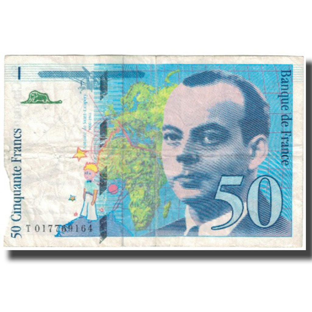 Francia, 50 Francs, St Exupéry, 1994, 1994, B, Fayette:73.1d, KM:157Aa