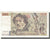 France, 100 Francs, Delacroix, 1989, 1989, TB+, Fayette:69.13b, KM:154d