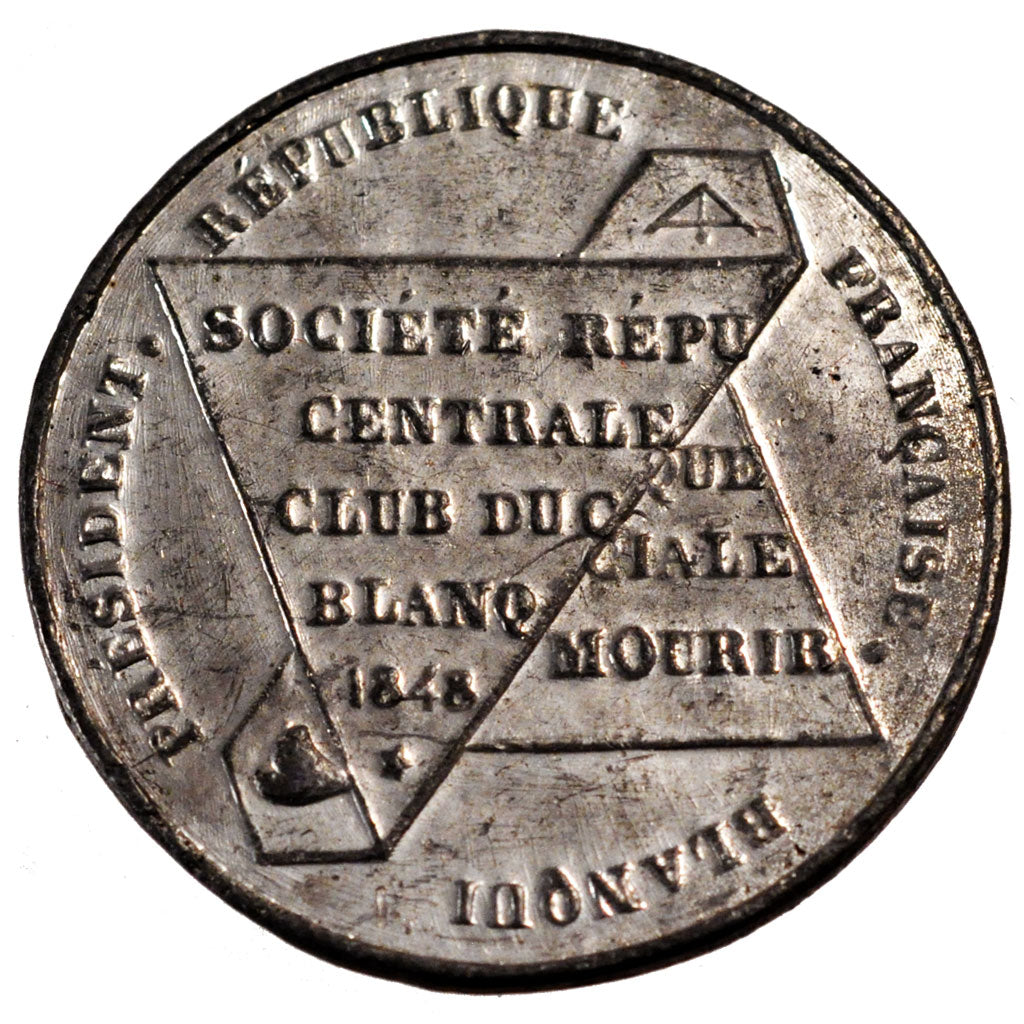 France, Medal, French Second Republic, Politics, Society, War, 1848, AU(50-53)
