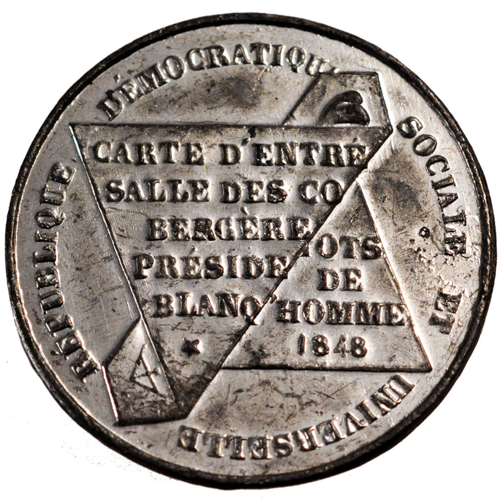 France, Medal, French Second Republic, Politics, Society, War, 1848, AU(50-53)