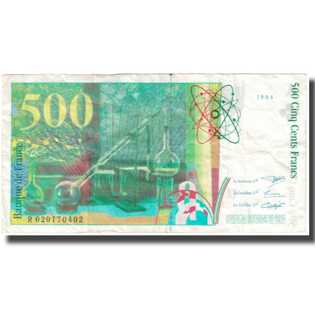 France, 500 Francs, Pierre et Marie Curie, 1994, 1994, EF(40-45)