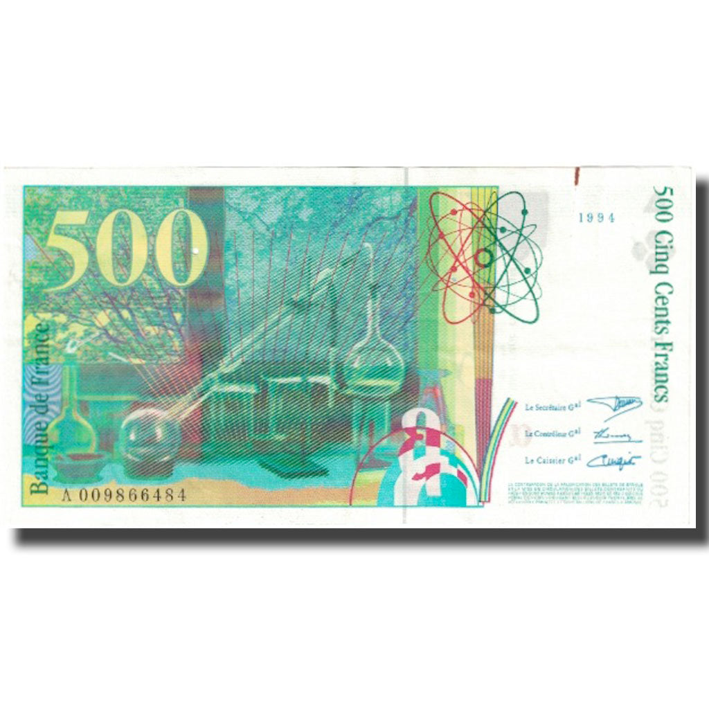 France, 500 Francs, Pierre et Marie Curie, 1994, 1994, EF(40-45)