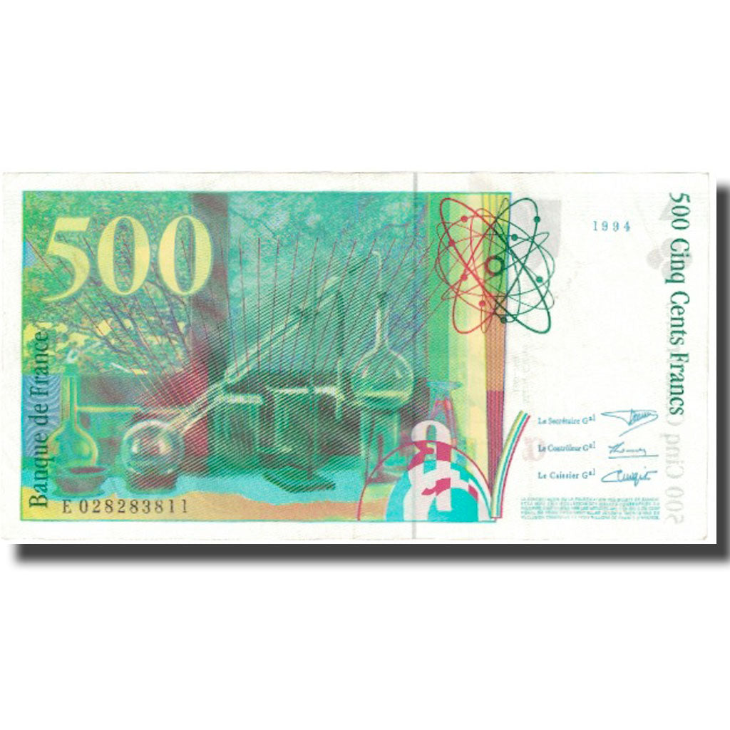 France, 500 Francs, Pierre et Marie Curie, 1994, 1994, AU(55-58)