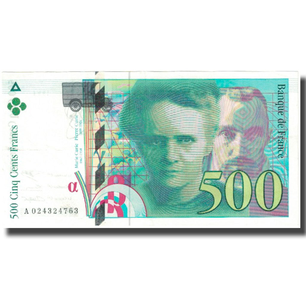 France, 500 Francs, Pierre et Marie Curie, 1994, 1994, AU(55-58)