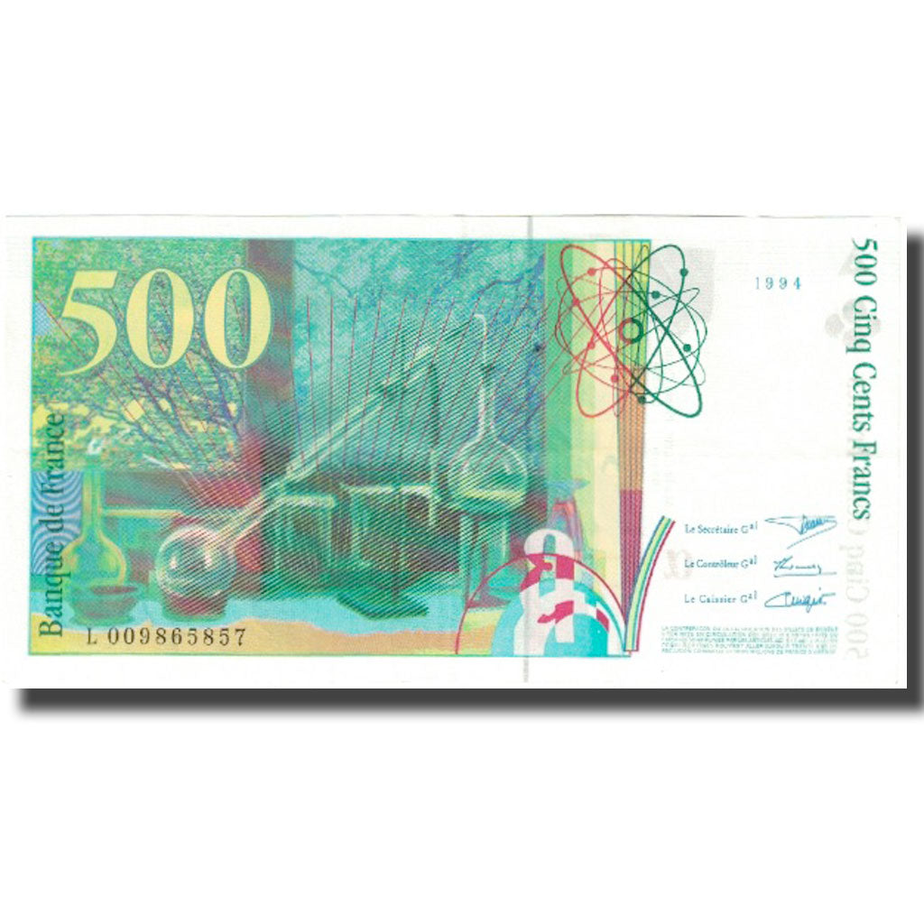 France, 500 Francs, Pierre et Marie Curie, 1994, 1994, AU(55-58)