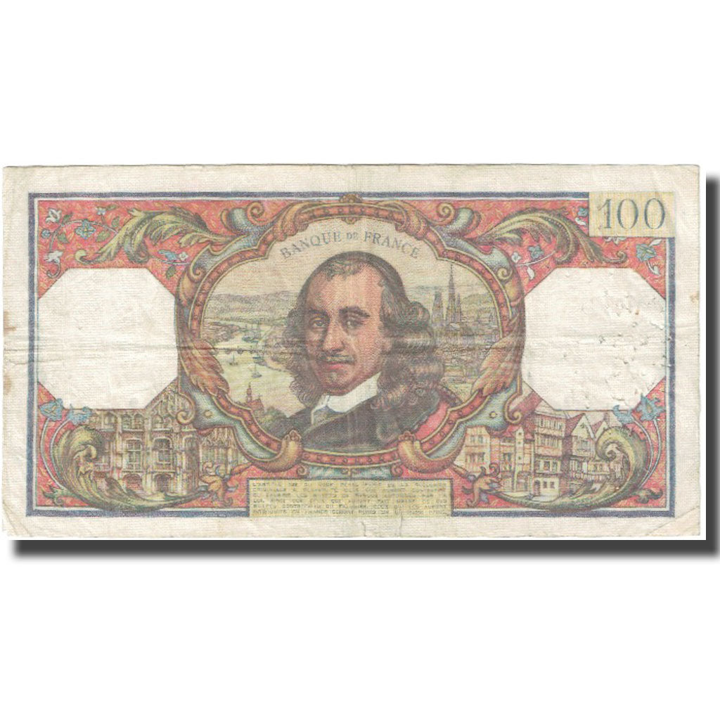 França, 100 Francs, Corneille, 1964, 1964-09-03, VF(20-25), Fayette:65.3