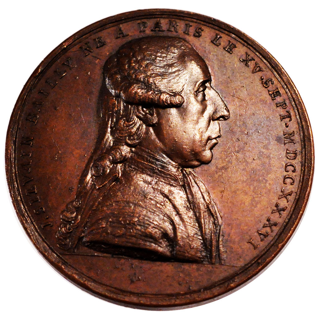FRANCE, History, National Convention, Medal, 1793, AU(50-53), Copper, 42, 34.00