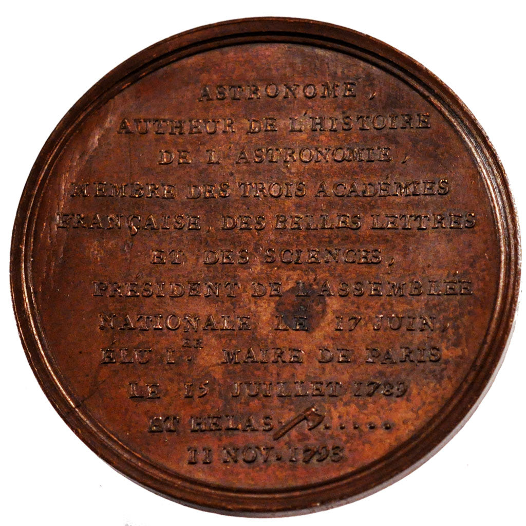 FRANCE, History, National Convention, Medal, 1793, AU(50-53), Copper, 42, 34.00