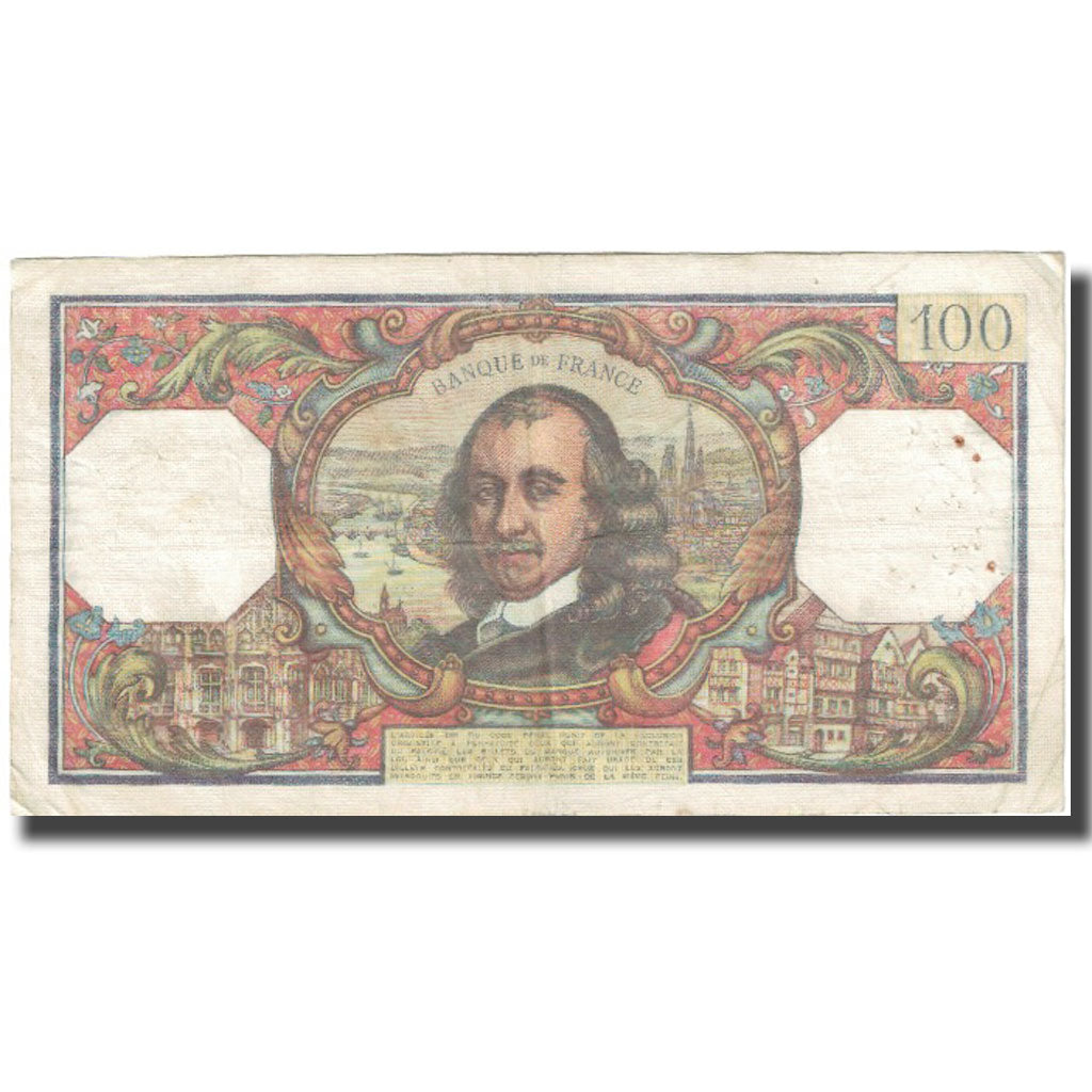 Francja, 100 Francs, Corneille, 1964, 1964-12-03, VF(20-25), Fayette:65.5