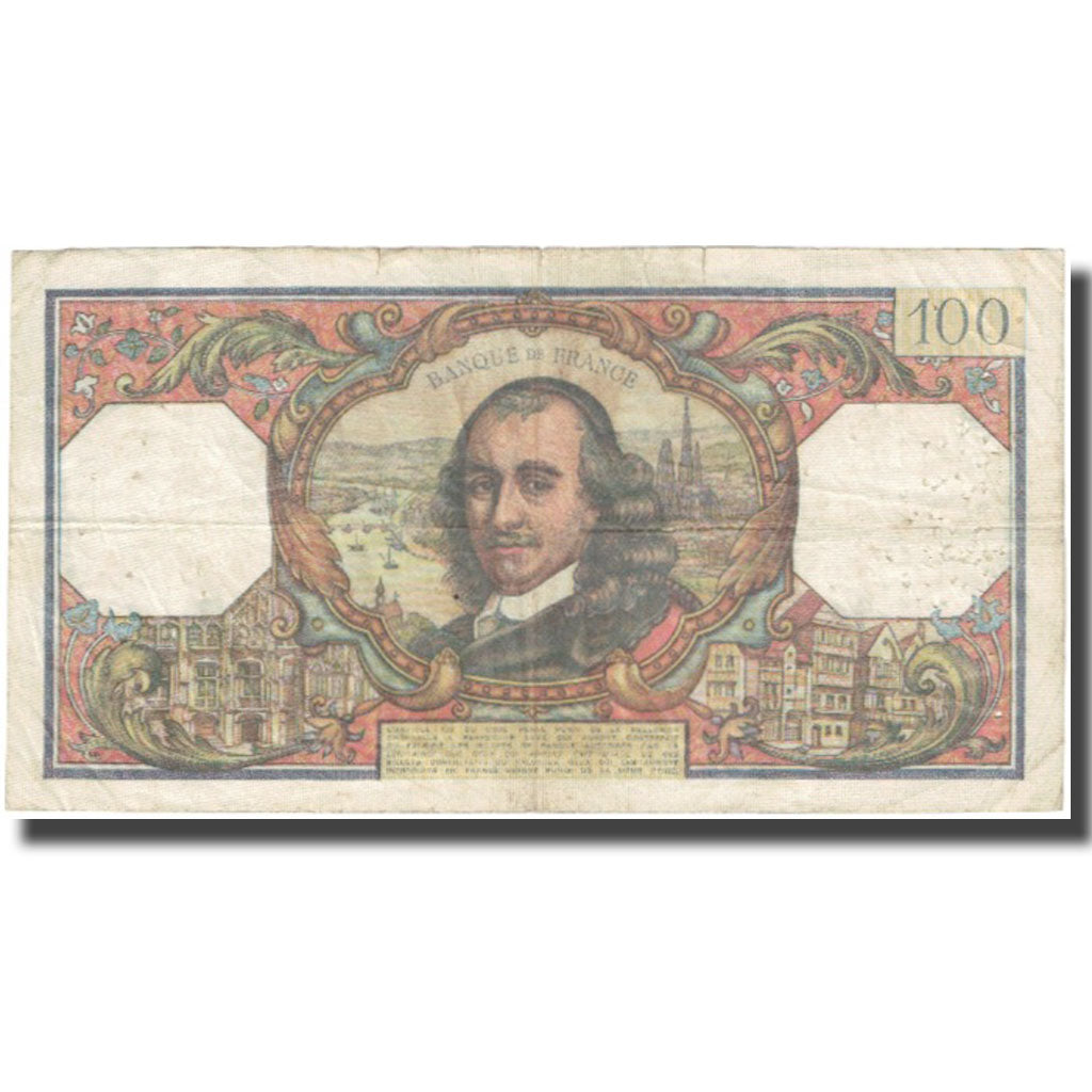 Frankrijk, 100 Francs, Corneille, 1965, 1965-10-07, TB, Fayette:65.9, KM:149a