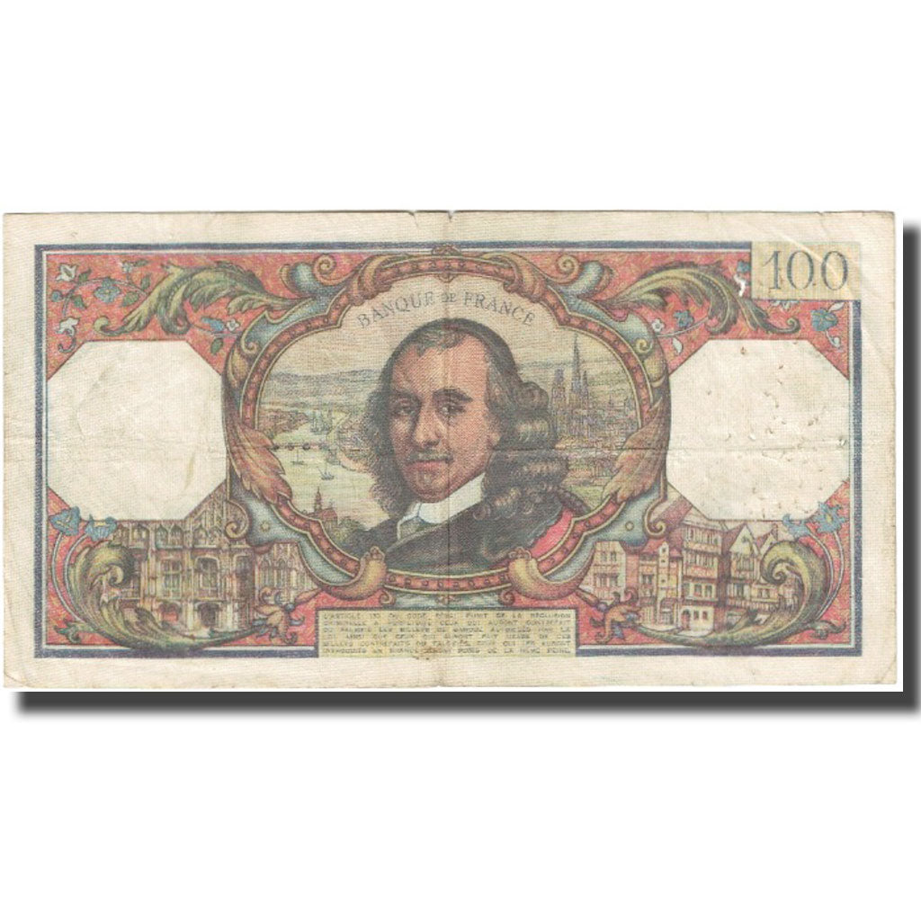 Frankrijk, 100 Francs, Corneille, 1966, 1966-02-03, TB, Fayette:65.11, KM:149b