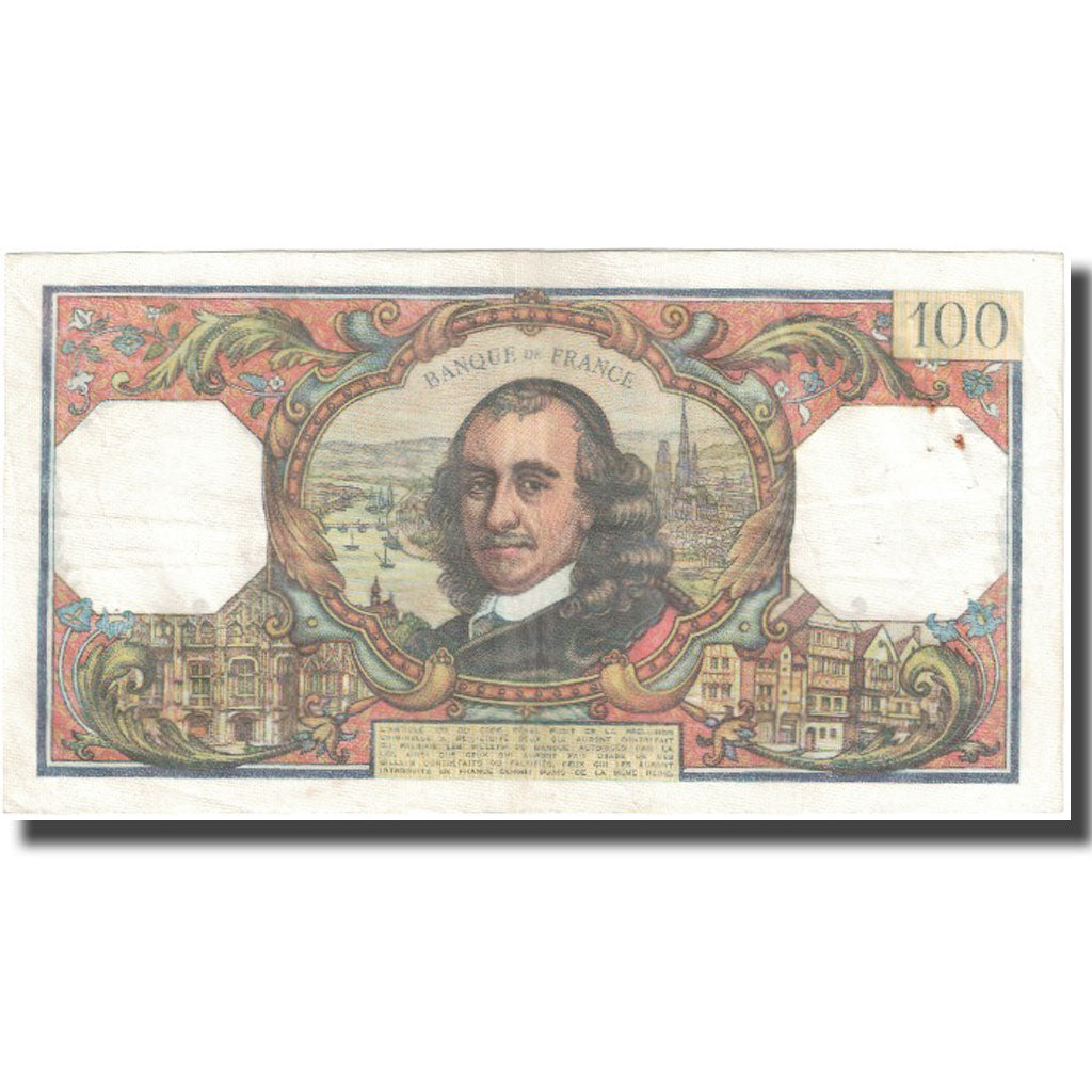 Francia, 100 Francs, Corneille, 1966, 1966-04-07, BC, Fayette:65.12, KM:149b