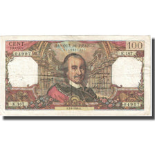 Francia, 100 Francs, Corneille, 1966, 1966.02.06, MB, Fayette:65.13, KM:149b