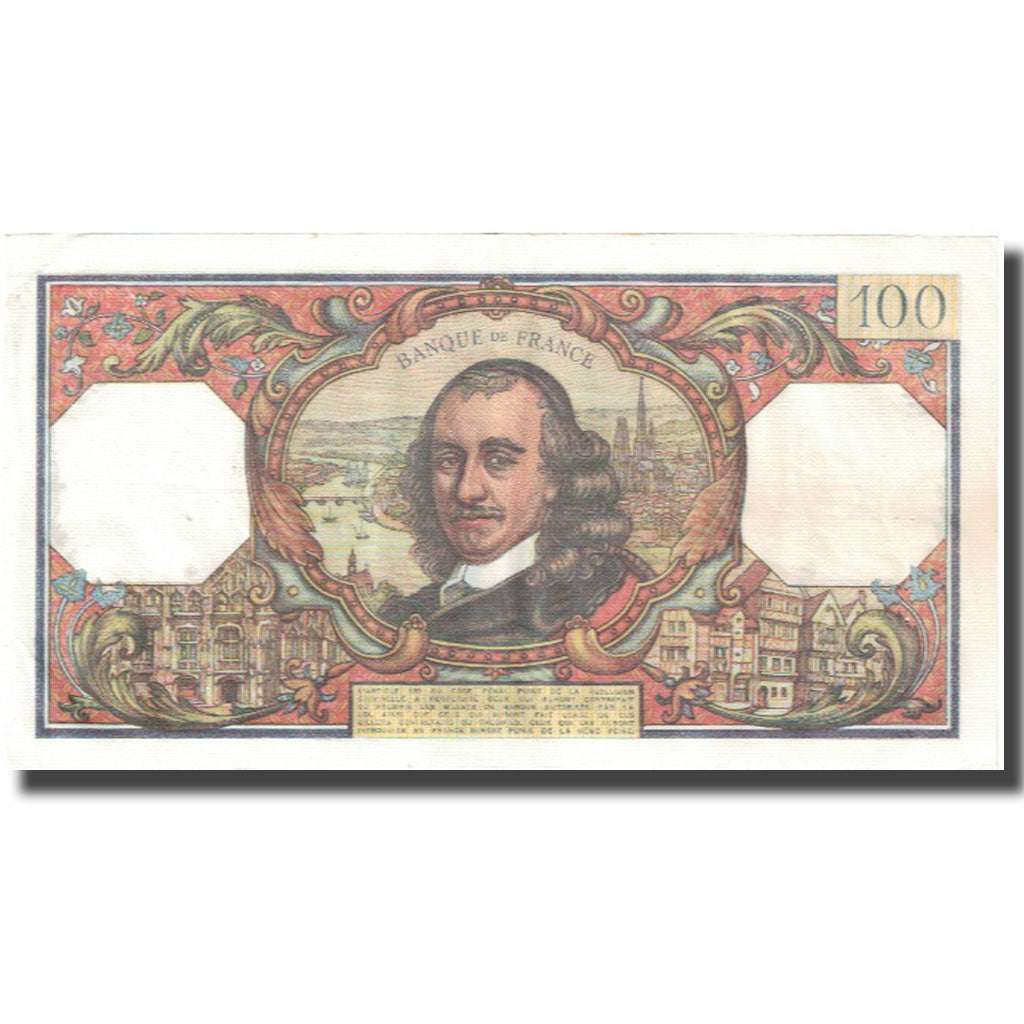 Francja, 100 Francs, Corneille, 1967, 1967-02-02, VF(20-25), Fayette:65.16