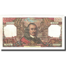 Francja, 100 Francs, Corneille, 1967, 1967-02-02, VF(20-25), Fayette:65.16