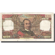 França, 100 Francs, Corneille, 1967, 1967-10-05, VF(20-25), Fayette:65.18