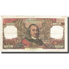 France, 100 Francs, Corneille, 1967, 1967-10-05, VF(20-25), Fayette:65.18